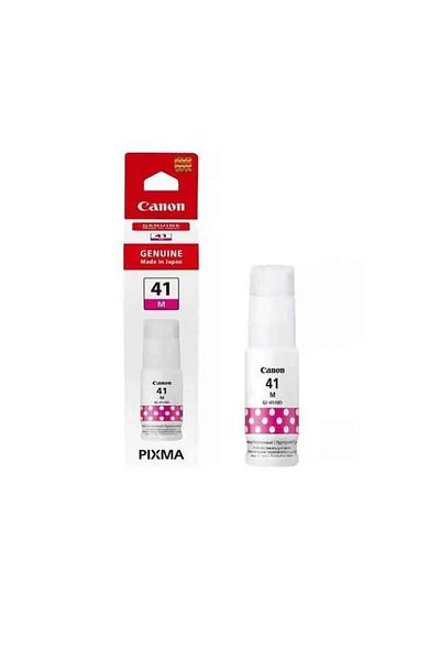 Canon GI-41M ink cartridge, magenta, 7.7k pages, PIXMA G3460, G3420, G2460, G2420, G1420.