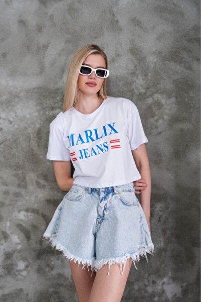 SEVENLINE PANTALONI SCURT DE DENIM DE FEMEI JEANS