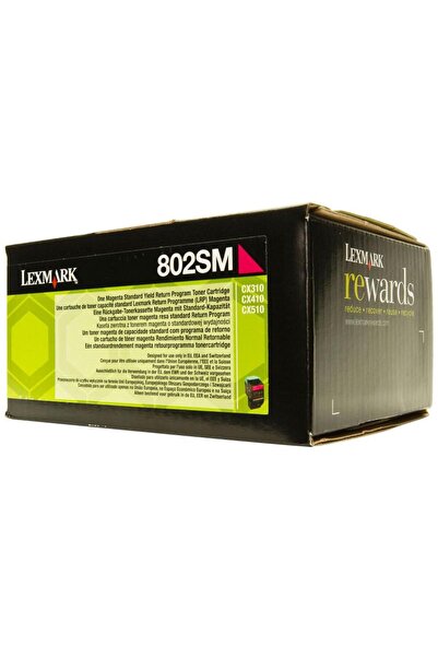 Lexmark 80C2SM0 МАГЕНТА ТОНЕР