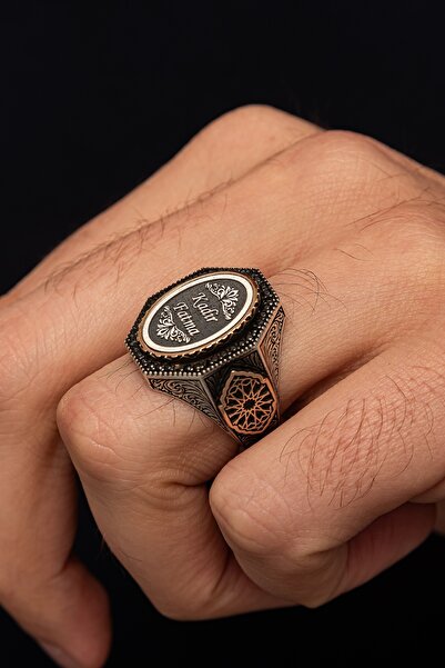 ALYANSEVİM Kişiye Özel İsimli 925 Gümüş Yüzük