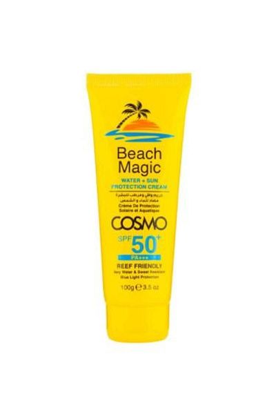 Cosmo Water-Resistant Sunscreen and Moisturizer SPF 50+ by Cosmo, 100g