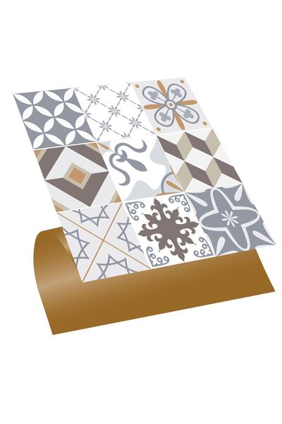 TİNK Kendinden Yapışkanlı Agora Desenli Pvc Karo 30x30 Cm (33 Adet) 3m2