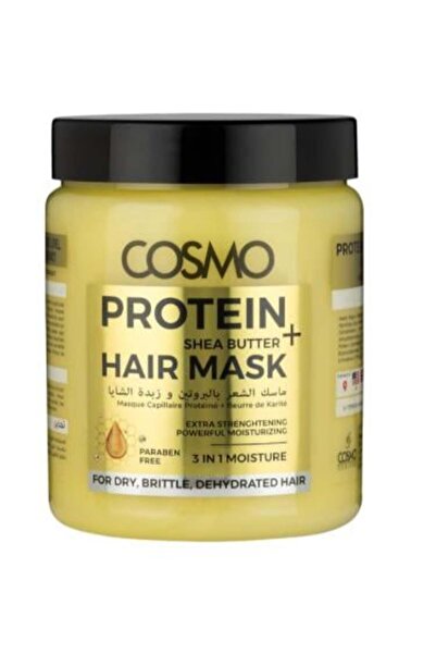 Cosmo قناع الشعر بالبروتين وزبدة الشيا 3 في 1، 1000 مل