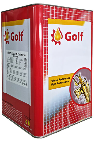 Golf Oil Hidrolik Sistem Yağı 15 Lt 46 Numara