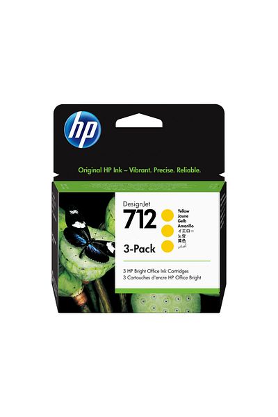 HP HP 3ED79A YELLOW INKJET CARTRIDGE 3-PACK
