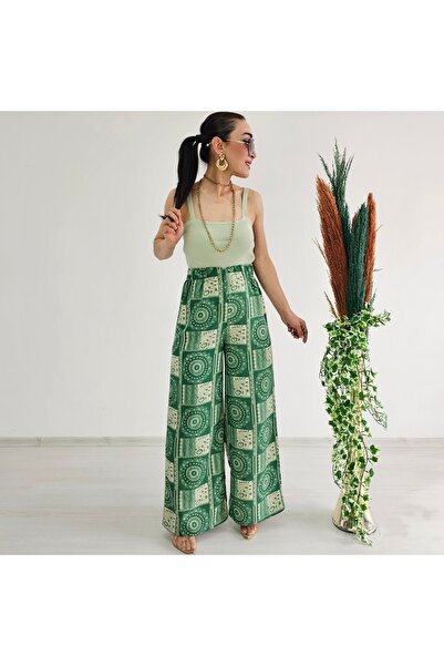 Altı Üstü Butik KETEN PALAZZO ШТАНИ