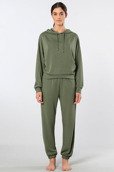 TÜREN 3609 Γυναικεία φόρμα Jogger Hooded