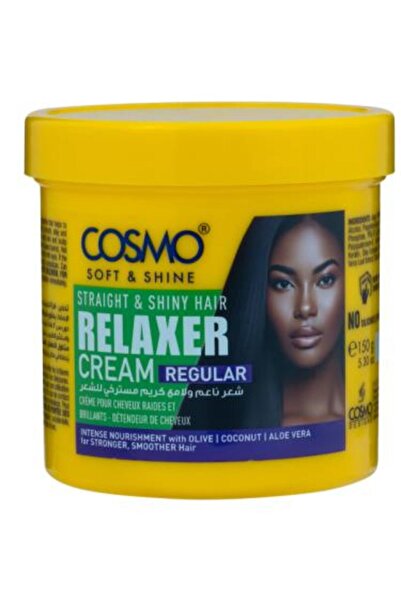 Cosmo كريم فرد الشعر العادي بزيت الزيتون والصبار وجوز الهند من كوزمو، 1000 جرام