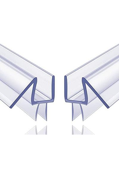 Generic Gulf Light 2 Pack Frameless Shower Door Bottom Seal – Stop Shower Leaks and Create a Water Barrier
