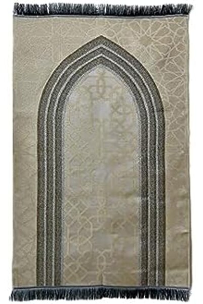 Generic Mini Pocket Portable Travel Prayer With Bag And Strip Islamic Mat Muslim Foldable Sajadah 3 Colors (