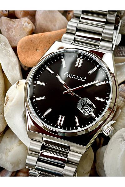Ferrucci New Season Steel Cord Men's Wristwatch, All Functions Active