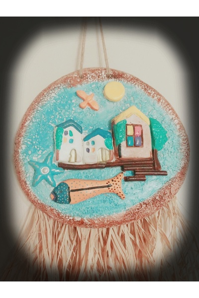 Handmade Duvar süsü (takma aski hediyeli) el yapımı kapi süsü hediyelik annel...