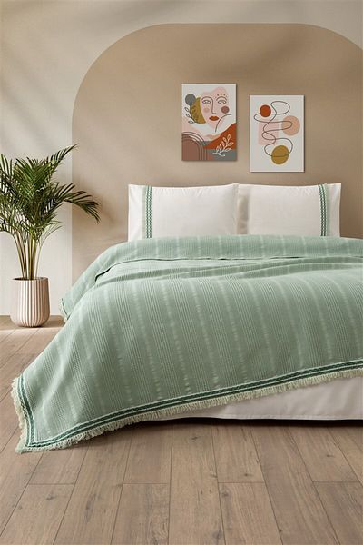 Sevim Tivoli Double Lace 4 Piece Pike Set Dowry-Melanie-Mint