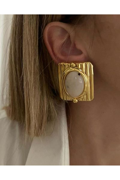 CHARMLUCKY Steel You Earrings
