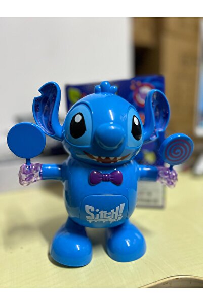 Retoys Stich Dans Eden Sitch Işıklı Sesli Müzikli Hareketli Oyuncak Robot Figür