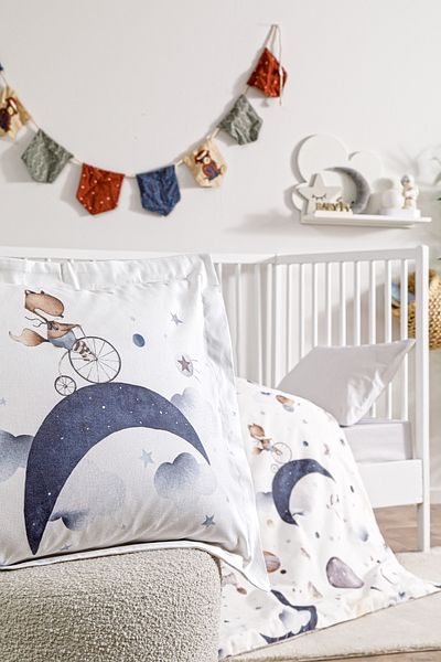 Özdilek Baby & Kids Duvet Cover Set - Ecru - Striped