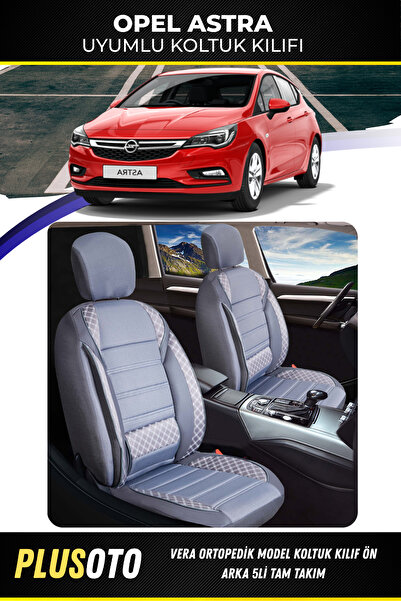 PlusOto مجموعة أغطية مقاعد السيارة المدخنة المتوافقة مع سلسلة Vera من Opel As...