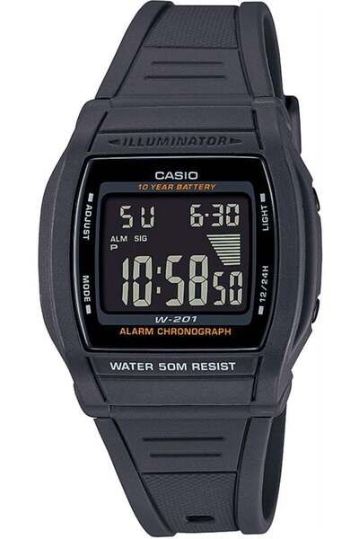 Casio ساعة يد رجالية W-201-1bvdf