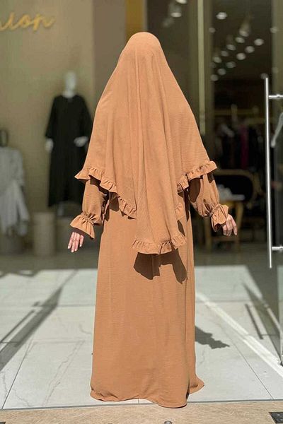 Bym Fashion Prayer Dress with Souffle 6034 Mink