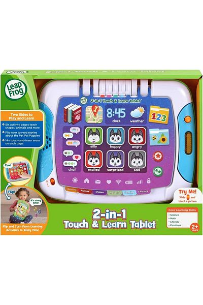 LeapFrog 2 In 1 Touch & Learn Tablet 80-611203