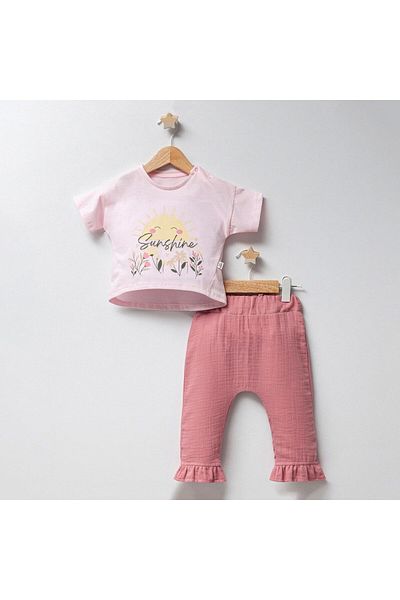 Tongs Baby Sunshine Muslin Set of 2 5203 Pink