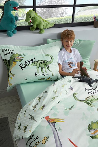 Özdilek Ozdilek Single Fitted Sheet Ranforce Duvet Cover Set