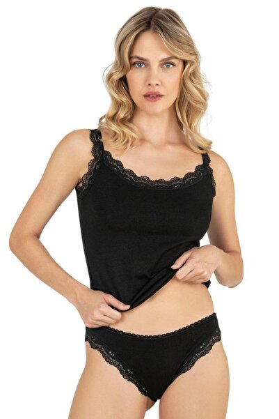 Fabony Lace Tank Top Panty Set 1160
