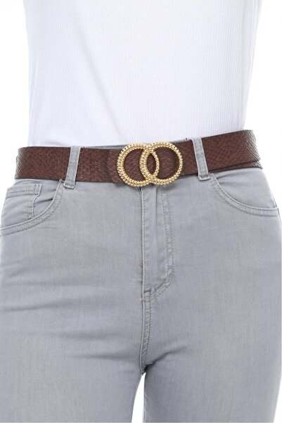 Paçuli Moda مشبك منقوش بحلقة مزدوجة للنساء من الباتشولي K-ss20033