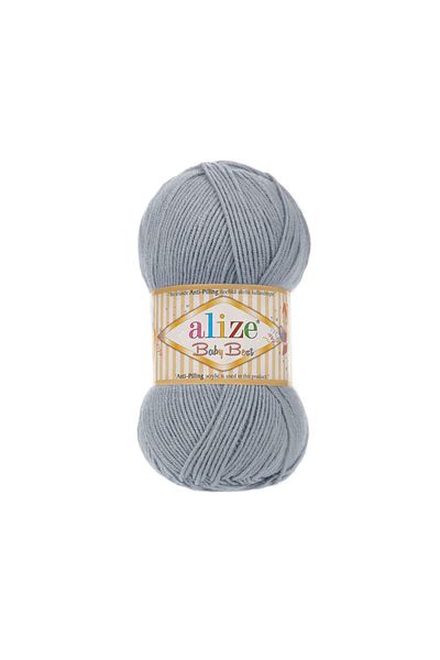 Alize 5 bucăți Baby Best Anti-pilling Bamboo Mix 119 Silver Grey - 100 Gr. 240 Mt.