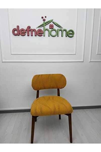 Defne Home bohem sandalye kılıfı Hardal