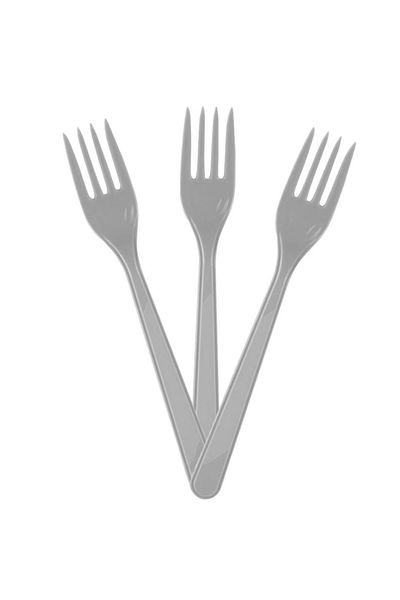 Almira Plastic Fork 10 pk Silver