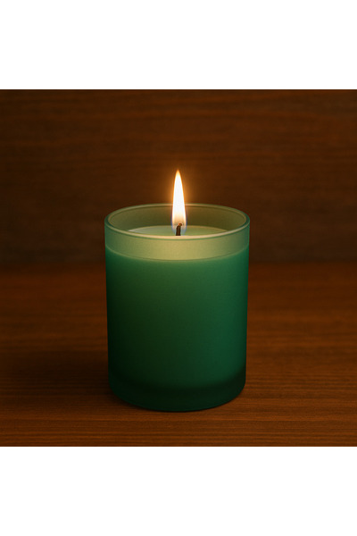 VENA YEŞİL RENKLİ BARDAKLI YASEMİN KOKULU MUM