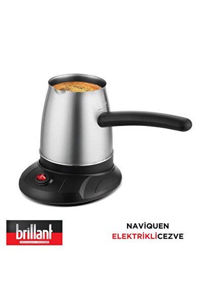Brillant Inox Elektrikli Cezve Türk Kahve Makinesi – 6 Fincan Kapasiteli