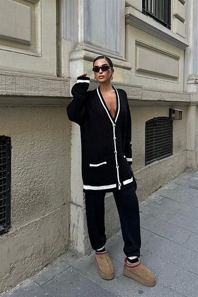 nedo7 Lunadel Knitwear Cardigan Trouser Suit 9974
