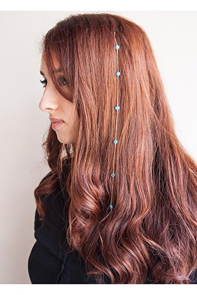 New Obsessions Αλυσίδα μαλλιών με χάντρες του κακού ματιού