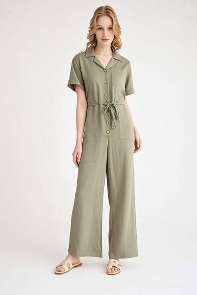 Toridas Linen Casual Overalls
