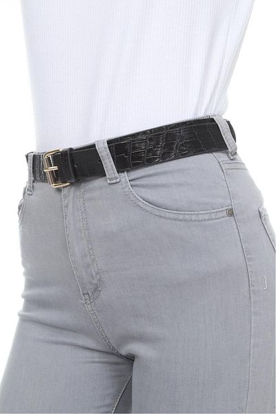 Paçuli Moda Patchouli Women's Roller Buckle Belt K-ss20035
