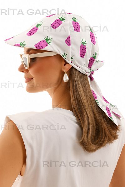 Ritagarcia Safari Tie-Up Bandana Visor with Shield