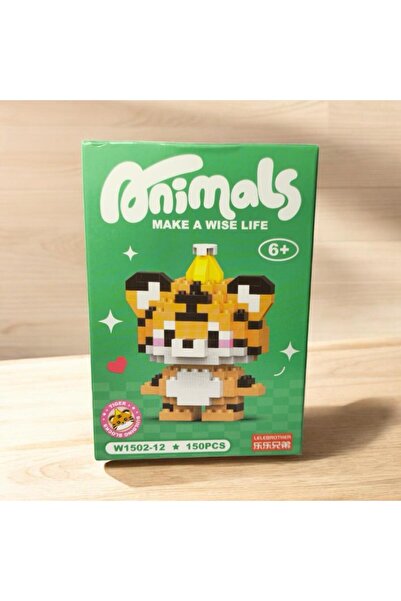 Innovate Store Brıcks Sevimli Hayvan Kaplan Yapı Blokları Eğitici Eğlenceli O...