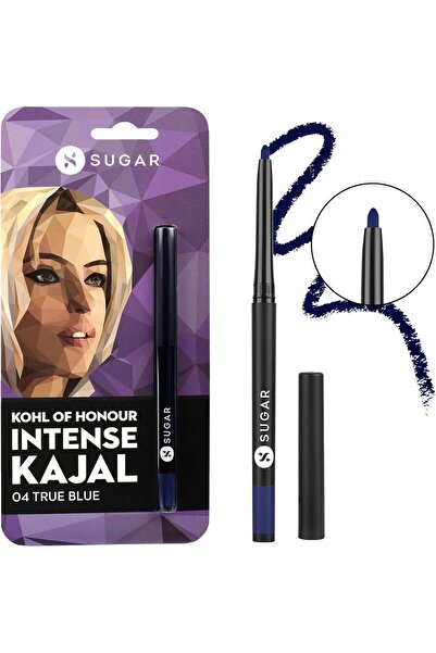 SUGAR Cosmetics Kohl Of Honour Intense Matte Kajal Pencil - 0.25 Gm - 04 True Blue