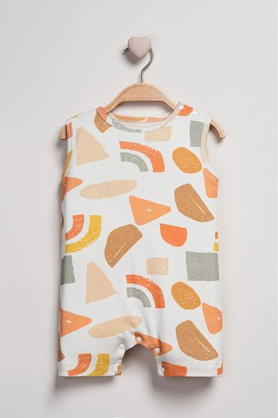 For My Baby Baby Fou- Baby Jumpsuit Summer Short Barbatöz