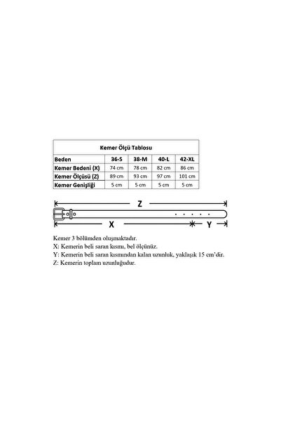 Paçuli Moda حزام الباتشولي النسائي ذو المظهر الجلدي 20049