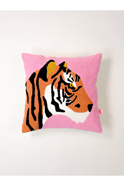 Galia Tasarım Queen Tiger - Спеціальний чохол для подушки з тигровим візерунк...