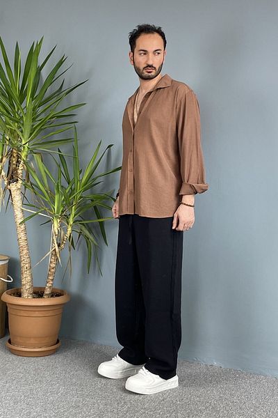 Alışveriş Sokağı Φαρδύ παντελόνι από ύφασμα Modal Lace Up