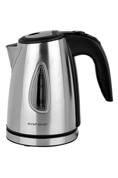 ALSAIF ELEC Al-Saif Electric Kettle Model S7055 1L 1370W Black/Silver