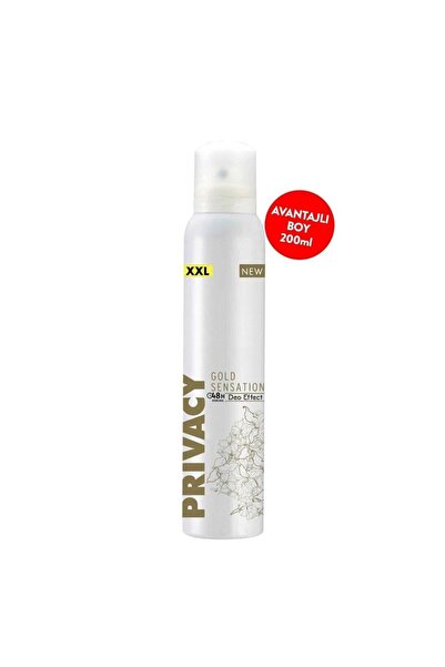 Privacy Gold Women Kadın Deodorant, 200 ml