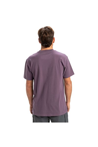 Quiksilver Home Mini Logo Men's Purple Casual Style T-Shirt Eqyzt08042-Pqc0