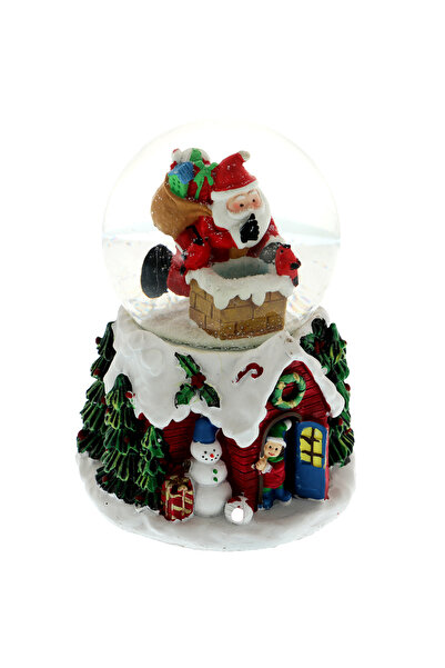 GiftExpress Glob muzical zapada mos craciun 15cm