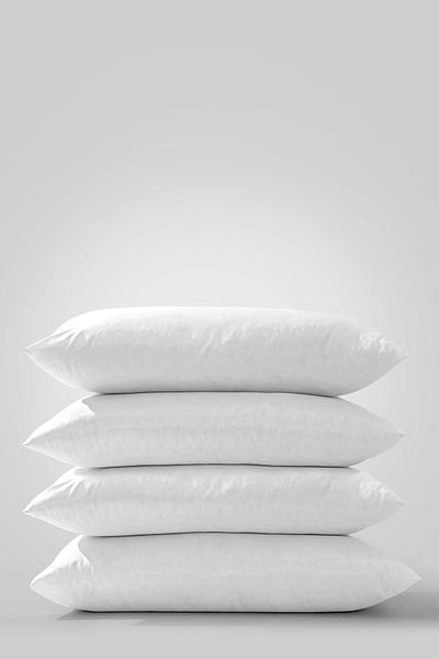 YASÜ 4 Pieces Silicone Pillow 800 Gr Microfiber Fabric Silicone Fiber Filled Home Hotel 4-Piece Dowry Pillow