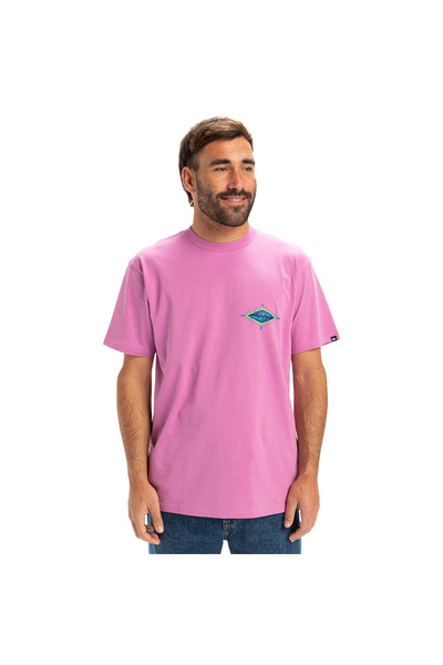 Quiksilver Home Beach Blast Tricou roz pentru bărbați în stil casual EQYZT080...